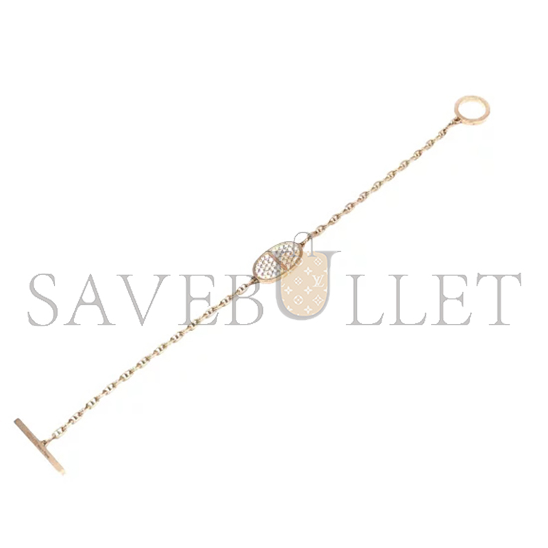 HERMÈS FARANDOLE K18PG DIAMOND BRACELET